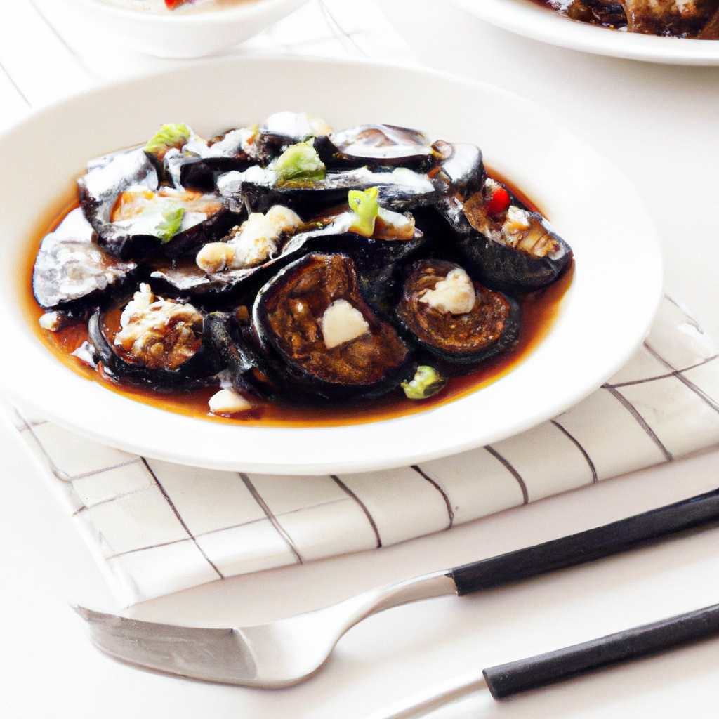 Spicy Szechuan-Style Stir-Fried Eggplant with Garlic