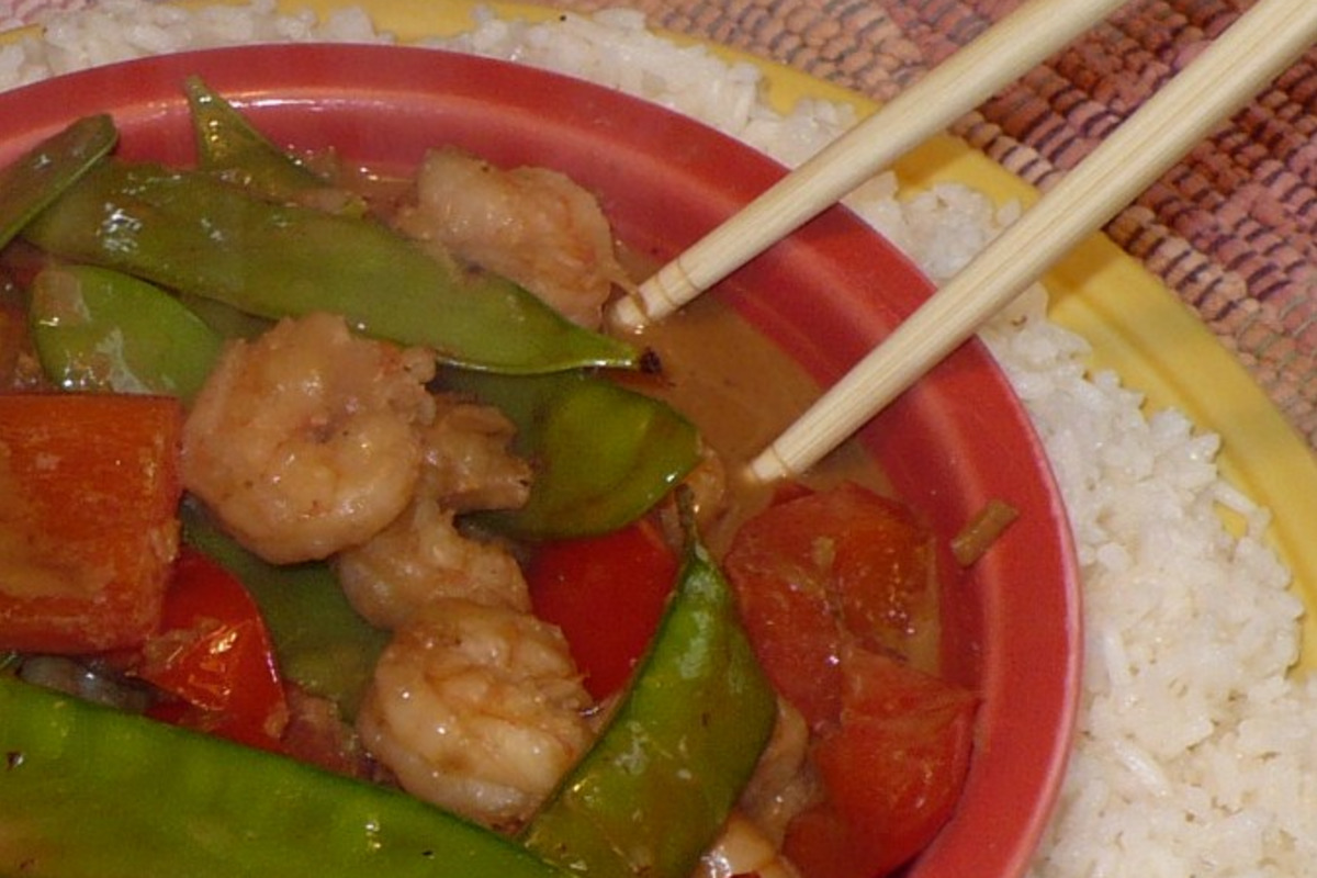 Spicy Shrimp Stir-Fry with Bell Peppers and Coconut Aminos