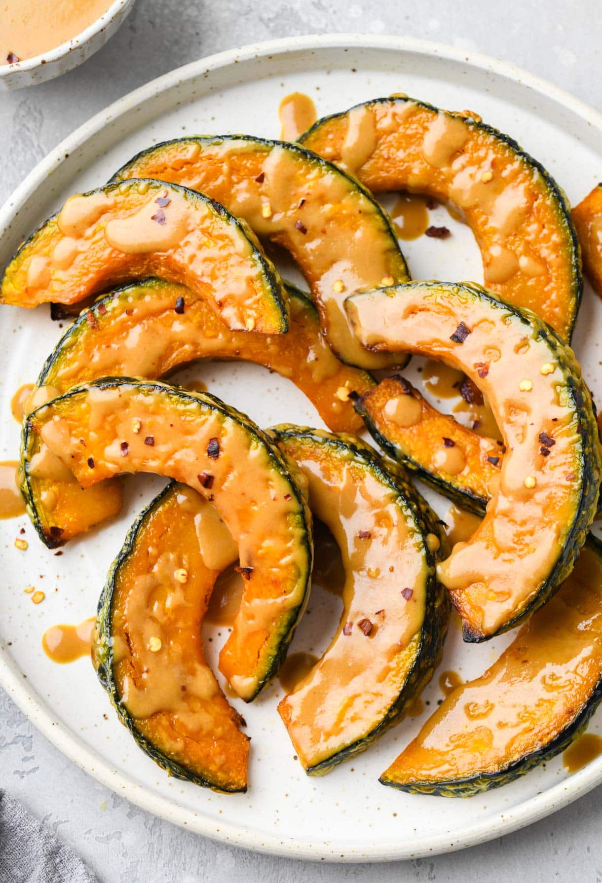 Miso-Glazed Kabocha Squash with Toasted Sesame and Scallions