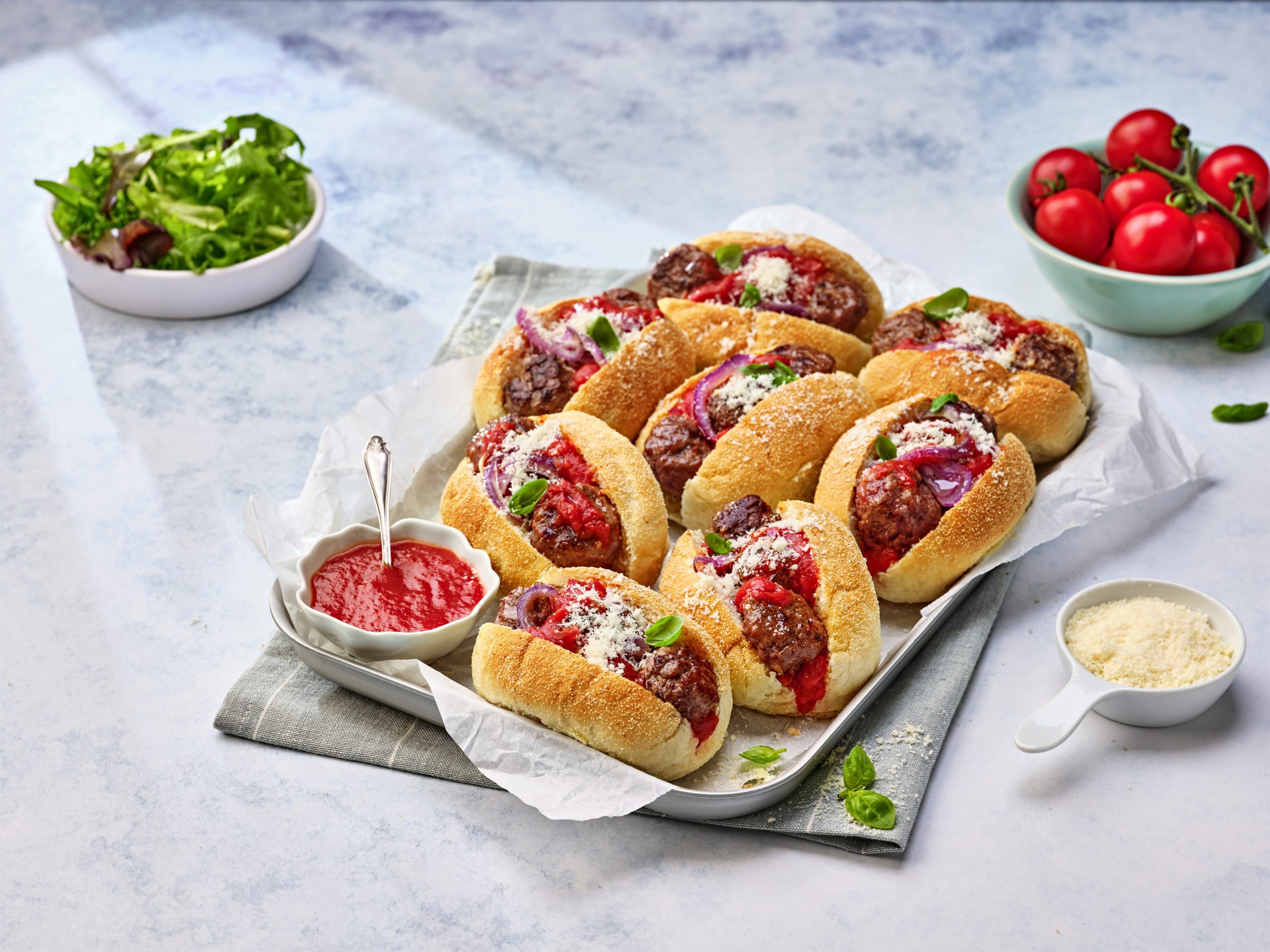 Go-Kart Race Mini Meatball Subs