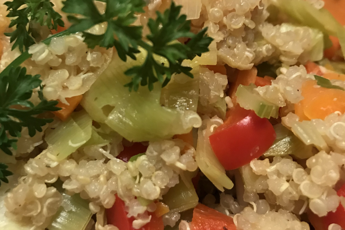 One-Pot Vegetable and Quinoa Pilaf