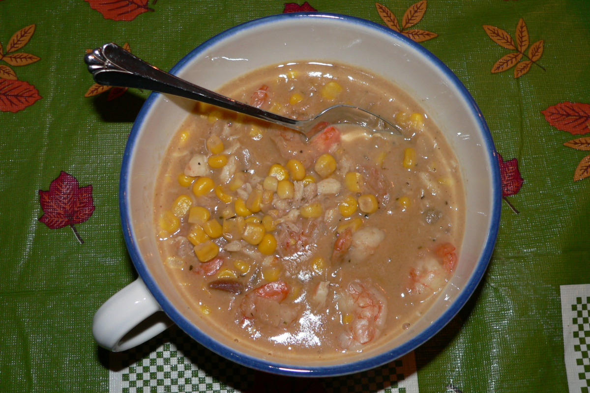 Cajun-Spiced Shrimp and Corn Chowder