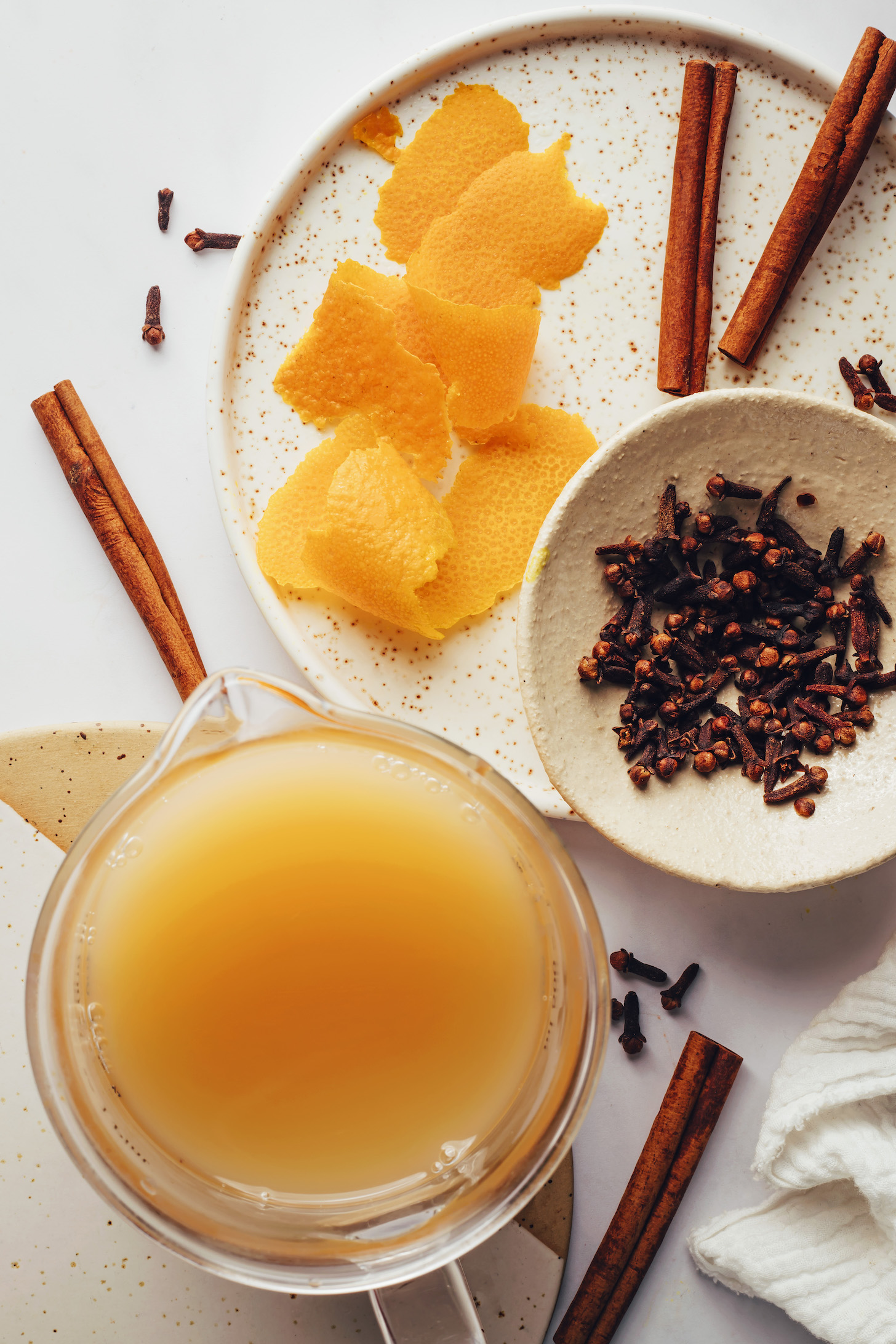 Spiced Candy Apple Cider with Cinnamon and Clove