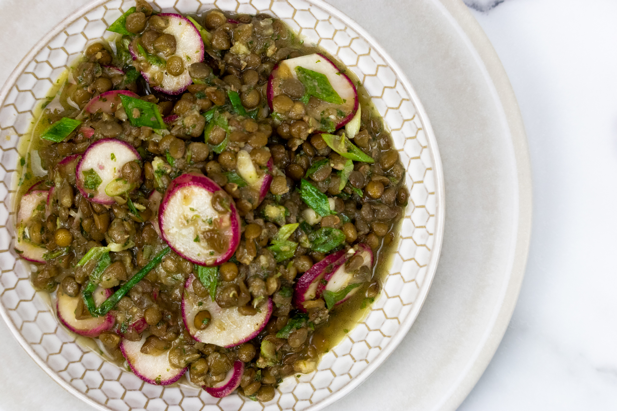 Ethiopian-Inspired Spiced Lentil Salad with Lemon and Cilantro