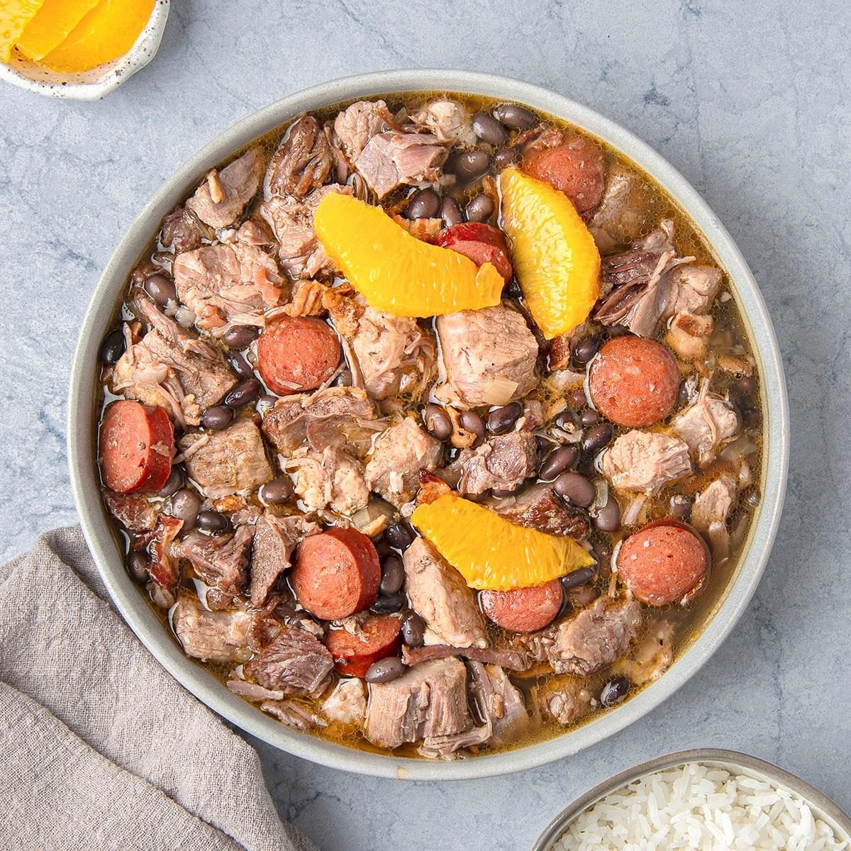 Feijoada Paulista — Brazilian Black Bean and Pork Stew