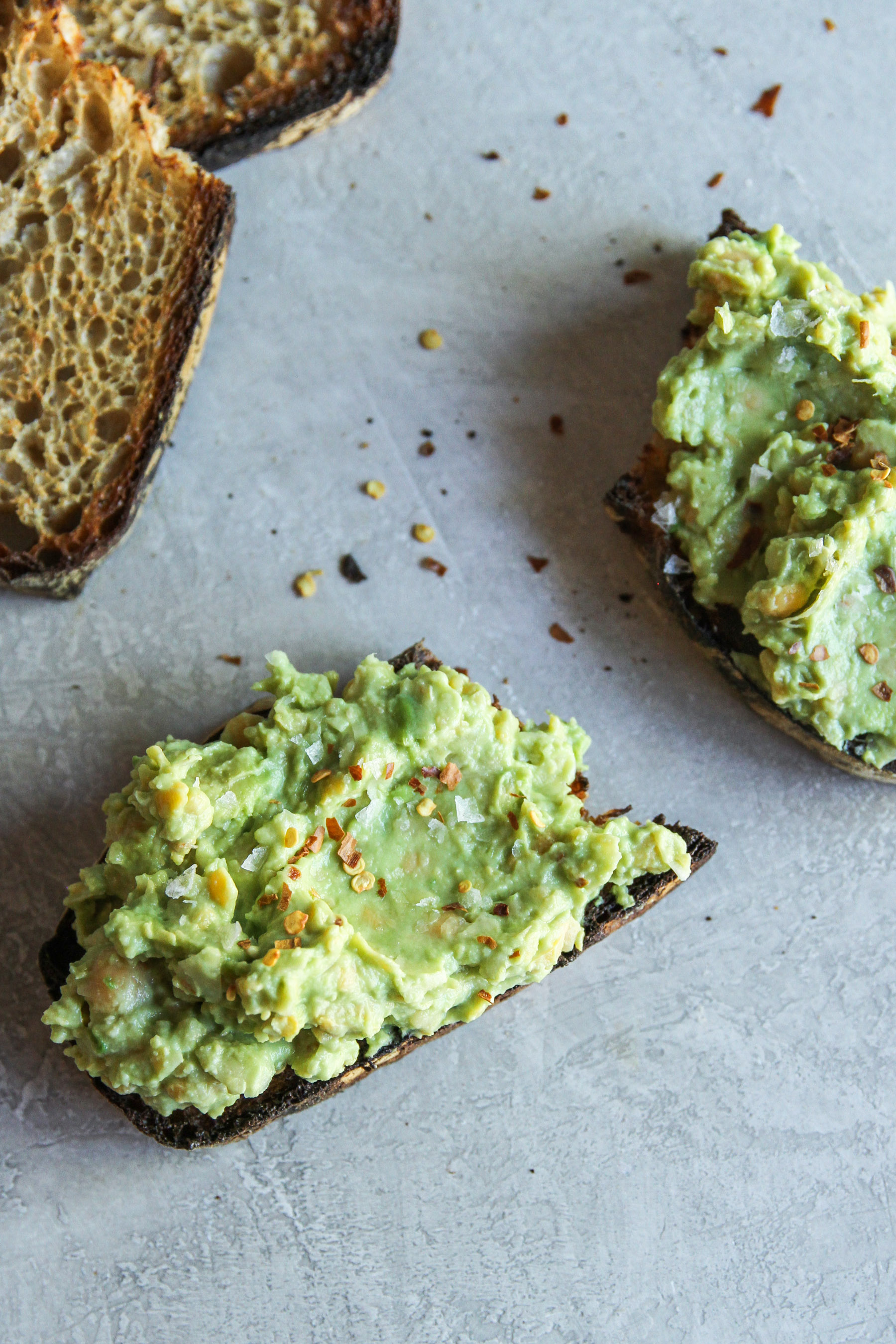 Meme-icado Avocado Toast with Crispy Chickpeas