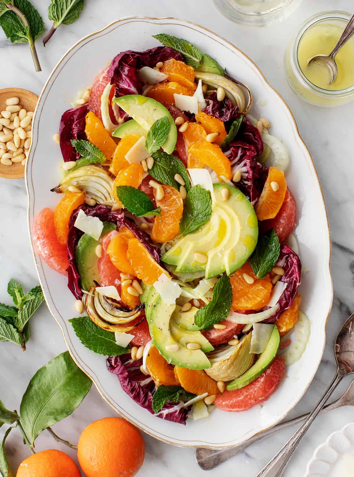 Avocado & Citrus Seed Salad with Lemon-Herb Dressing