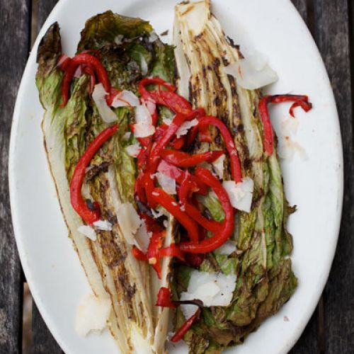 Grilled Vegetable and Manchego Cheese Salad with Sherry Vinaigrette