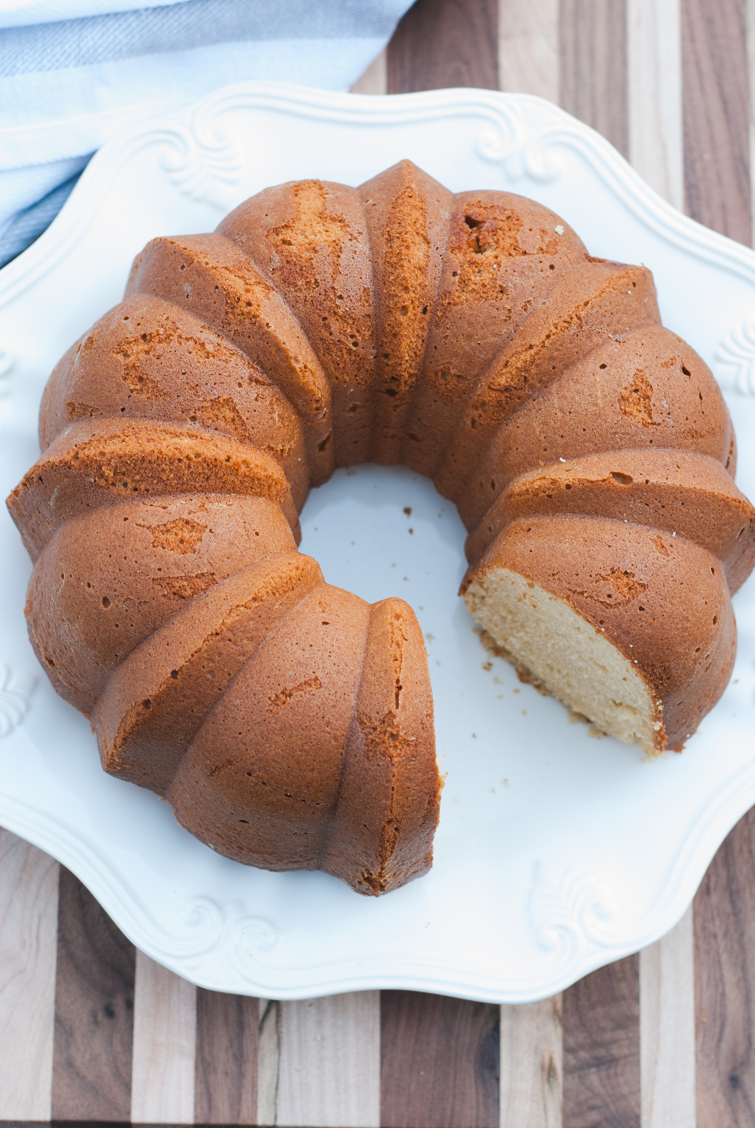Simple Butter and Sugar Pound Cake with Salt and Vanilla