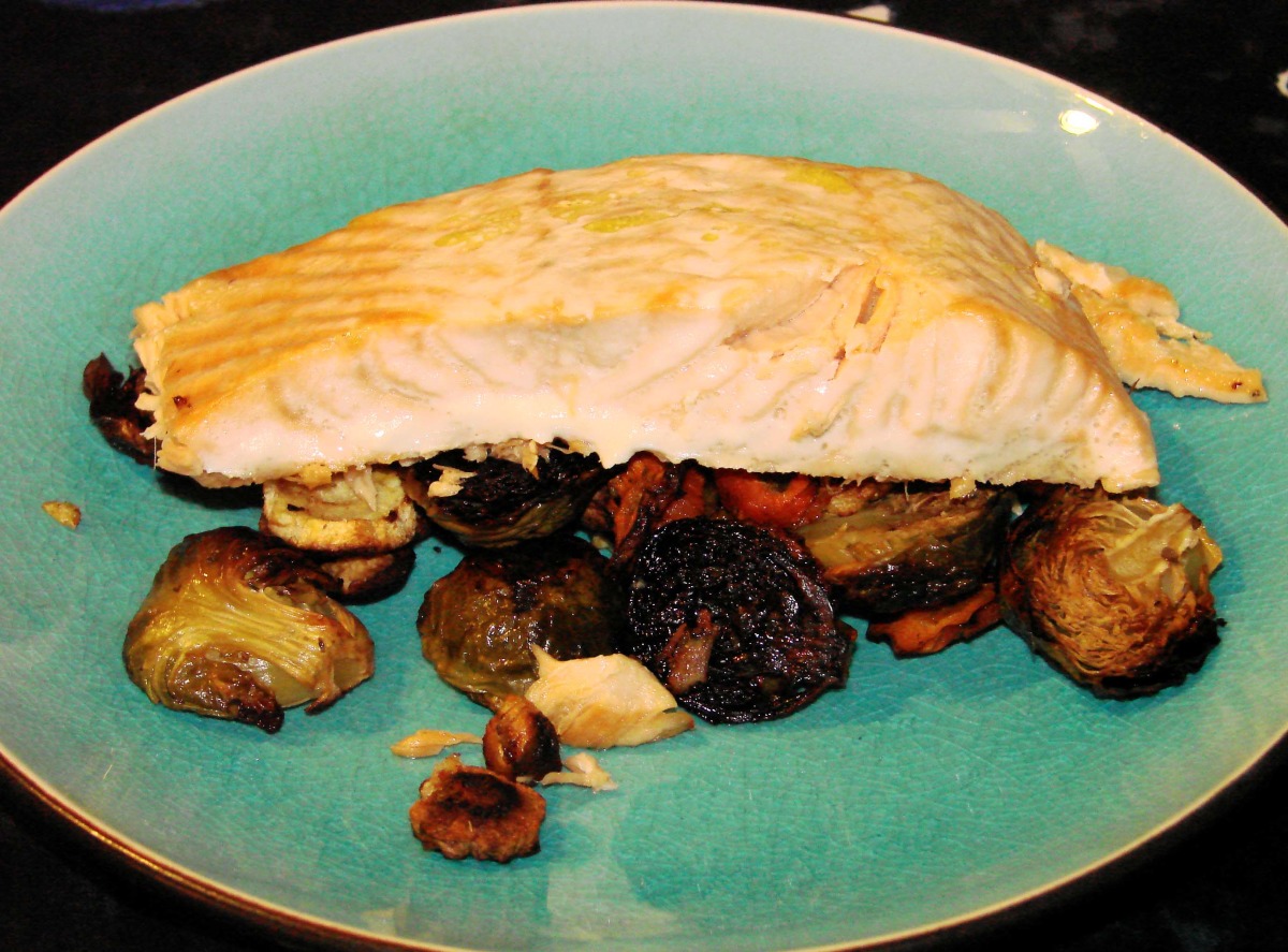 Lemon-Dill Salmon with Roasted Root Veggies