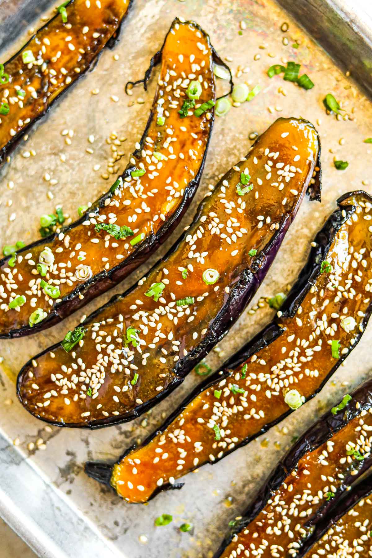 Baked Japanese Miso-Glazed Eggplant