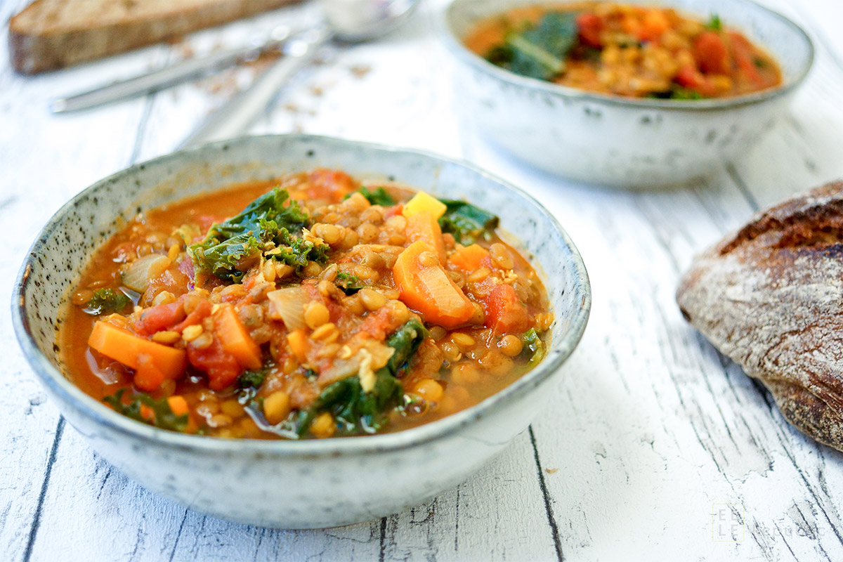 Ethiopian-Inspired Lentil Stew with Turmeric and Cumin