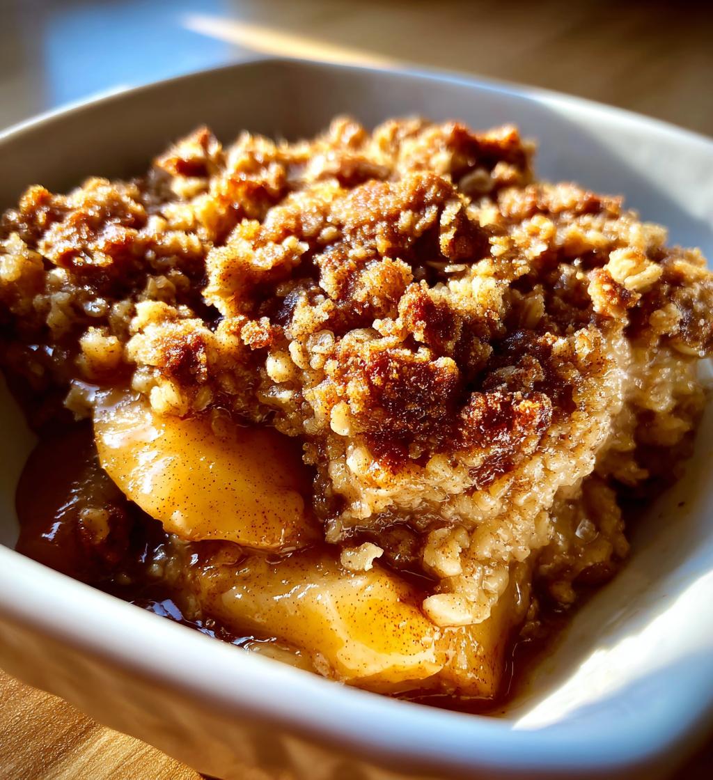 Old-Fashioned Apple and Cinnamon Crisp