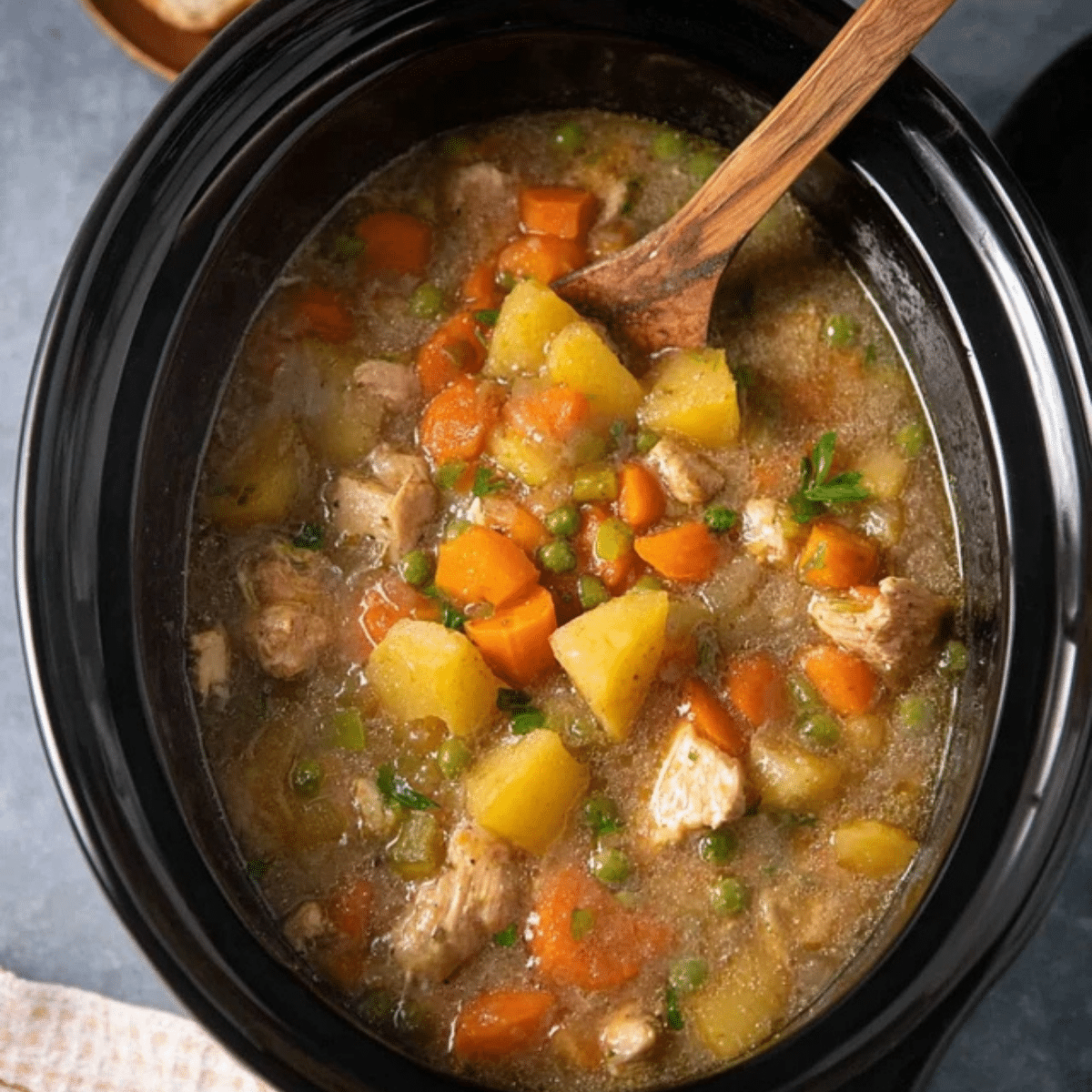 Slow Cooker Autoimmune-Friendly Chicken Stew with Root Vegetables