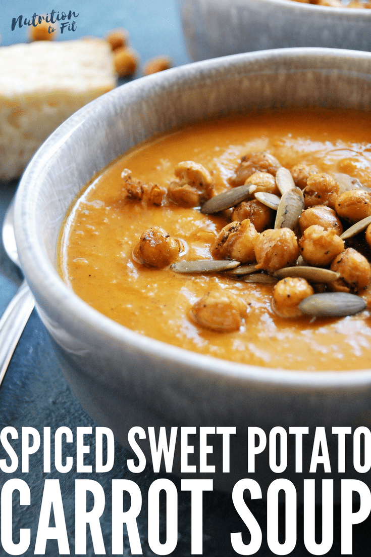 Spiced Nut-Free Sweet Potato and Carrot Soup