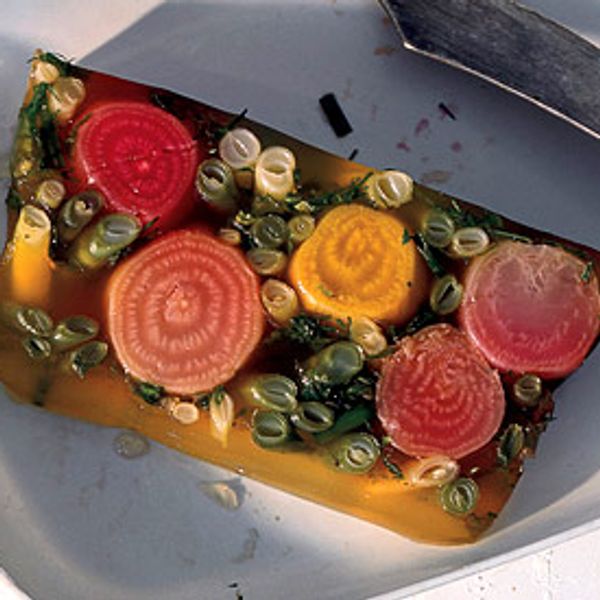 Layered Tetris-Inspired Vegetable Terrine