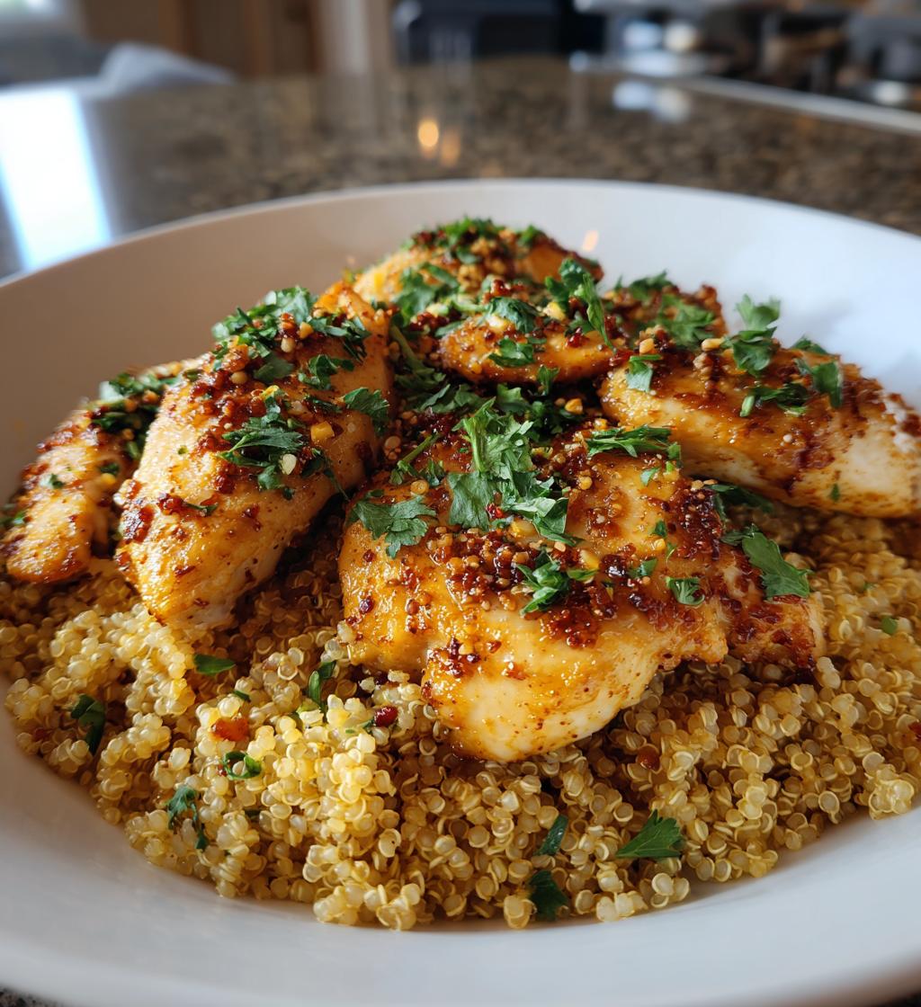 One-Pot Herb and Garlic Chicken with Quinoa
