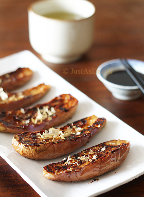 Grilled Miso-Glazed Eggplant Steaks
