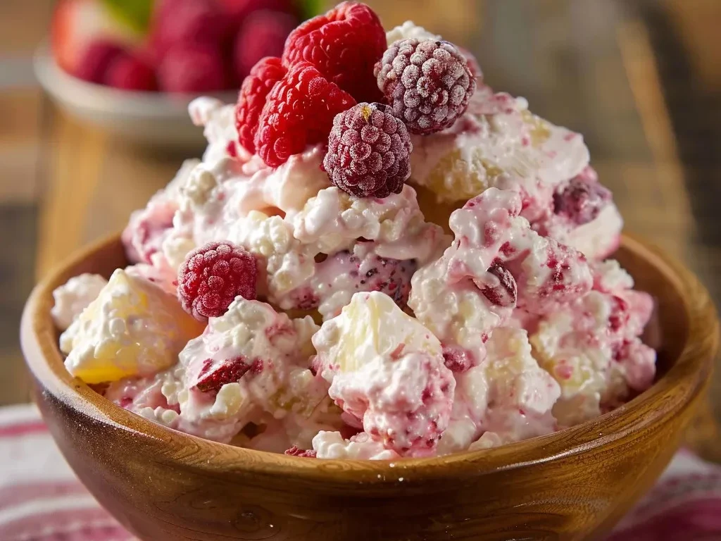 No-Bake Cottage Cheese and Mixed Berry Parfait