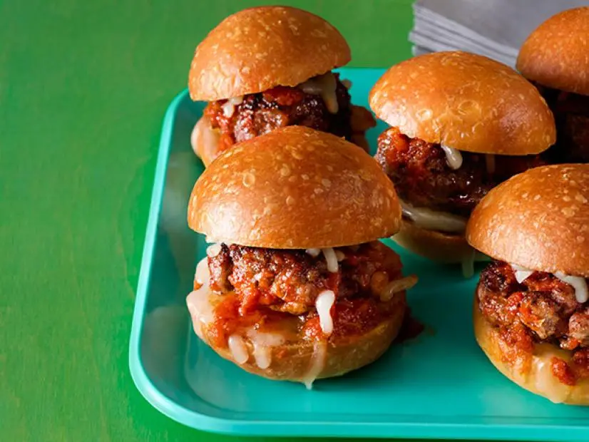 Mini Meatball Sliders with Chipotle Mayo