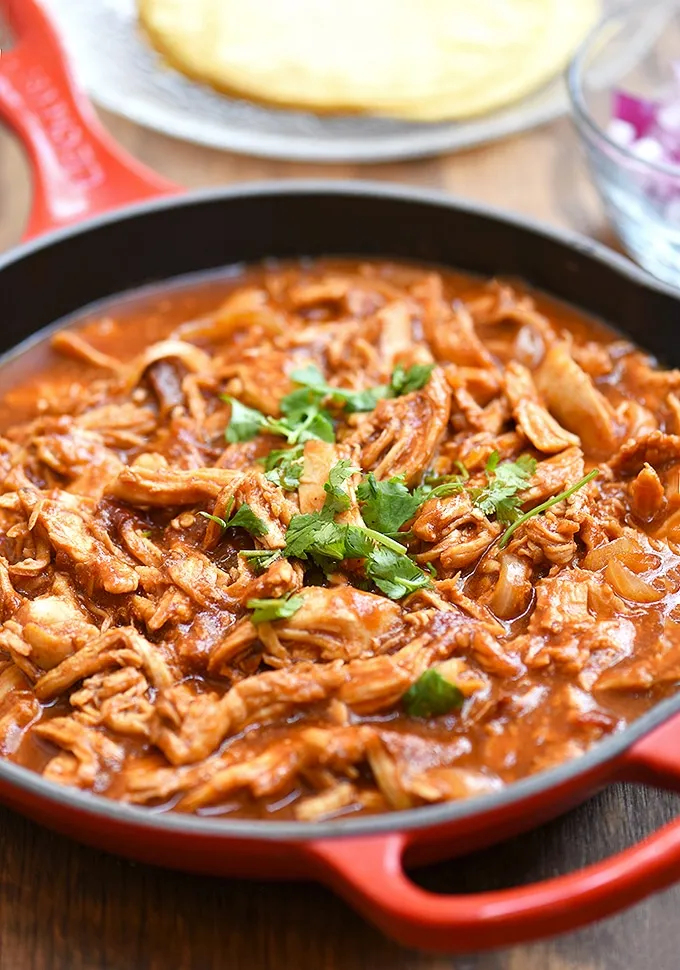 Sautéed Chicken Tinga with Chipotle and Tomatoes