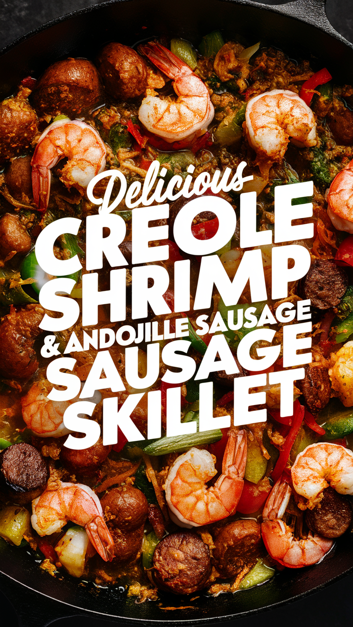Spiced Creole Shrimp and Grits with Andouille Sausage