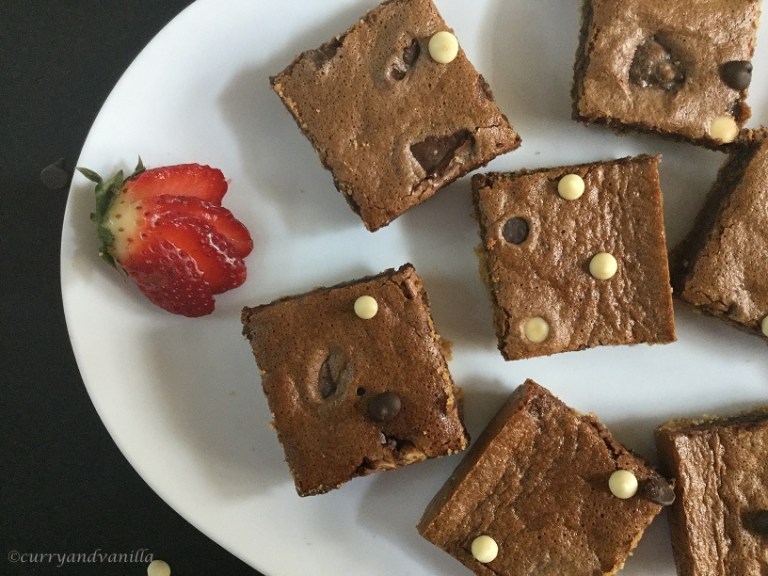 Half-Baked Chocolate Brownie Bars with Walnuts