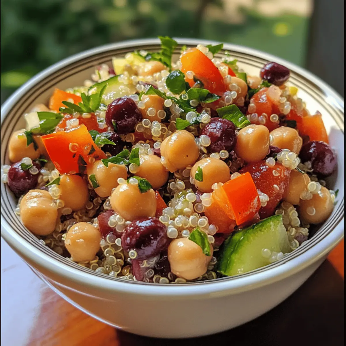 Diverse Heritage Mediterranean Chickpea and Quinoa Salad