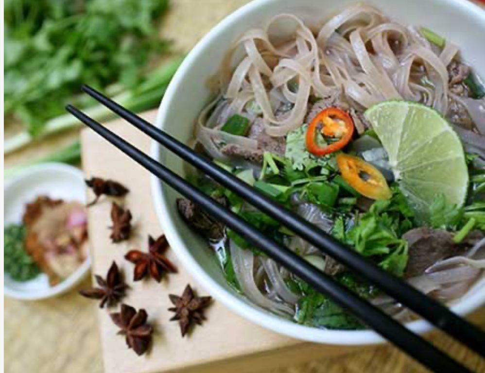 Slow-Simmered Pho Broth with Beef and Star Anise