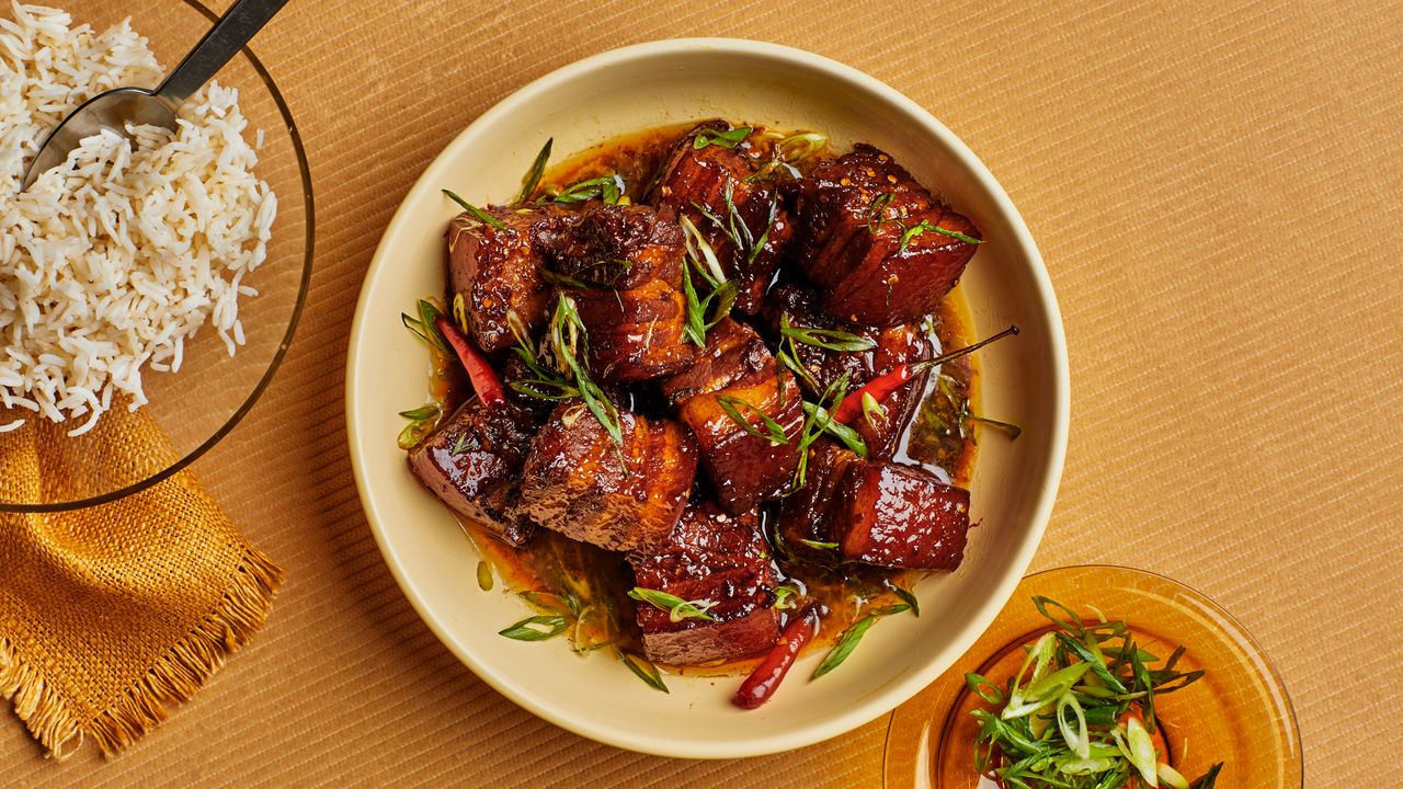 Braised Hakka-Style Pork Belly with Soy and Star Anise