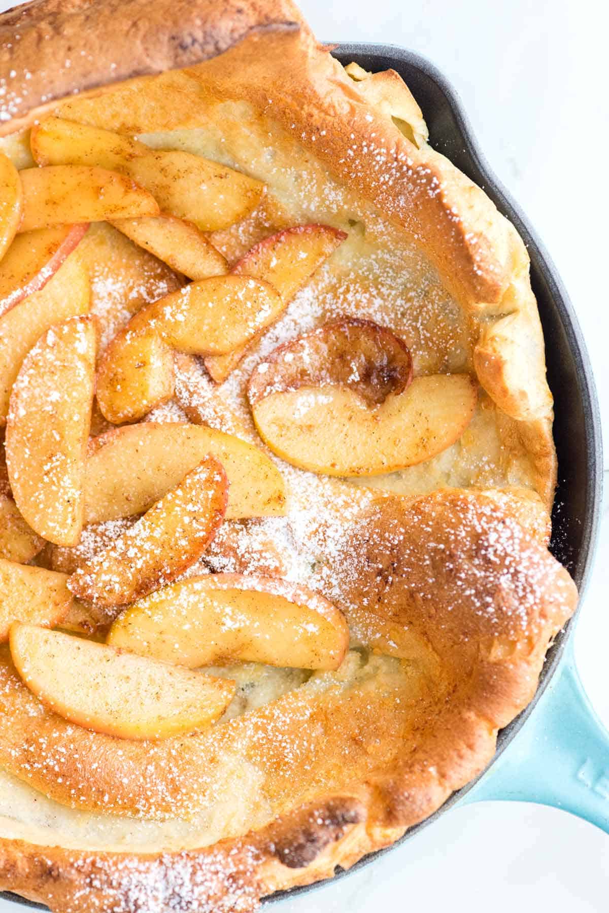 Oven-Roasted Dutch Baby Pancake with Apples and Cinnamon