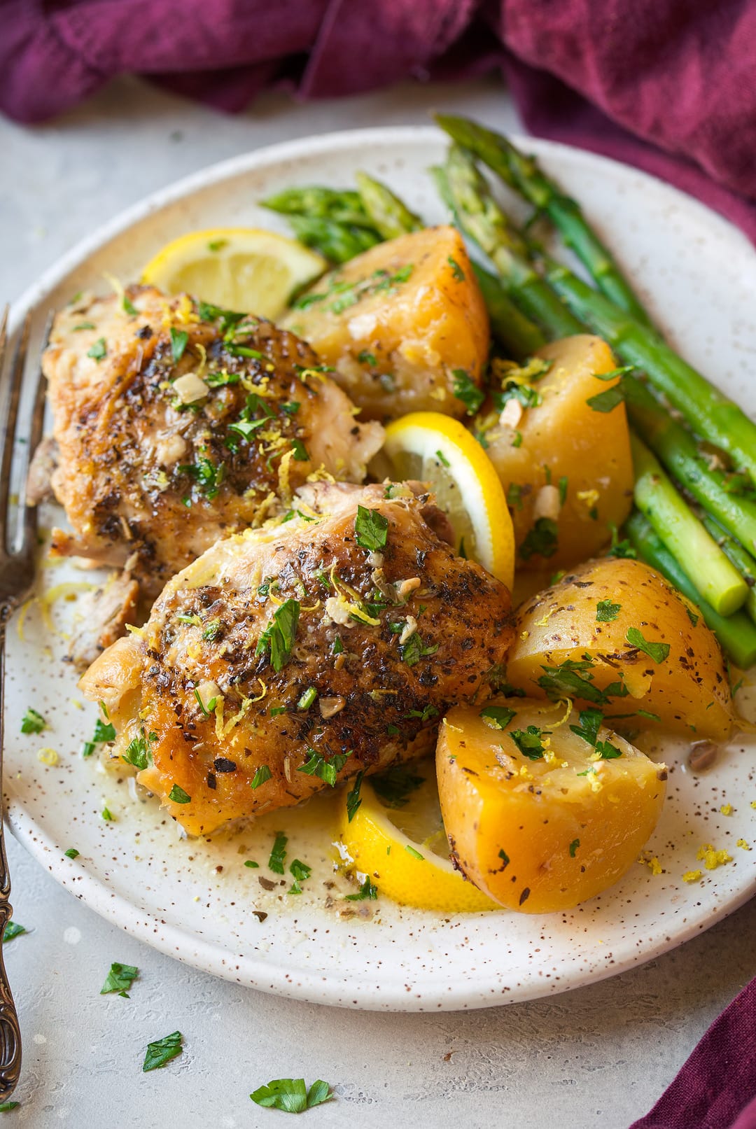 Slow-Cooked Greek Lemon Chicken with Potatoes
