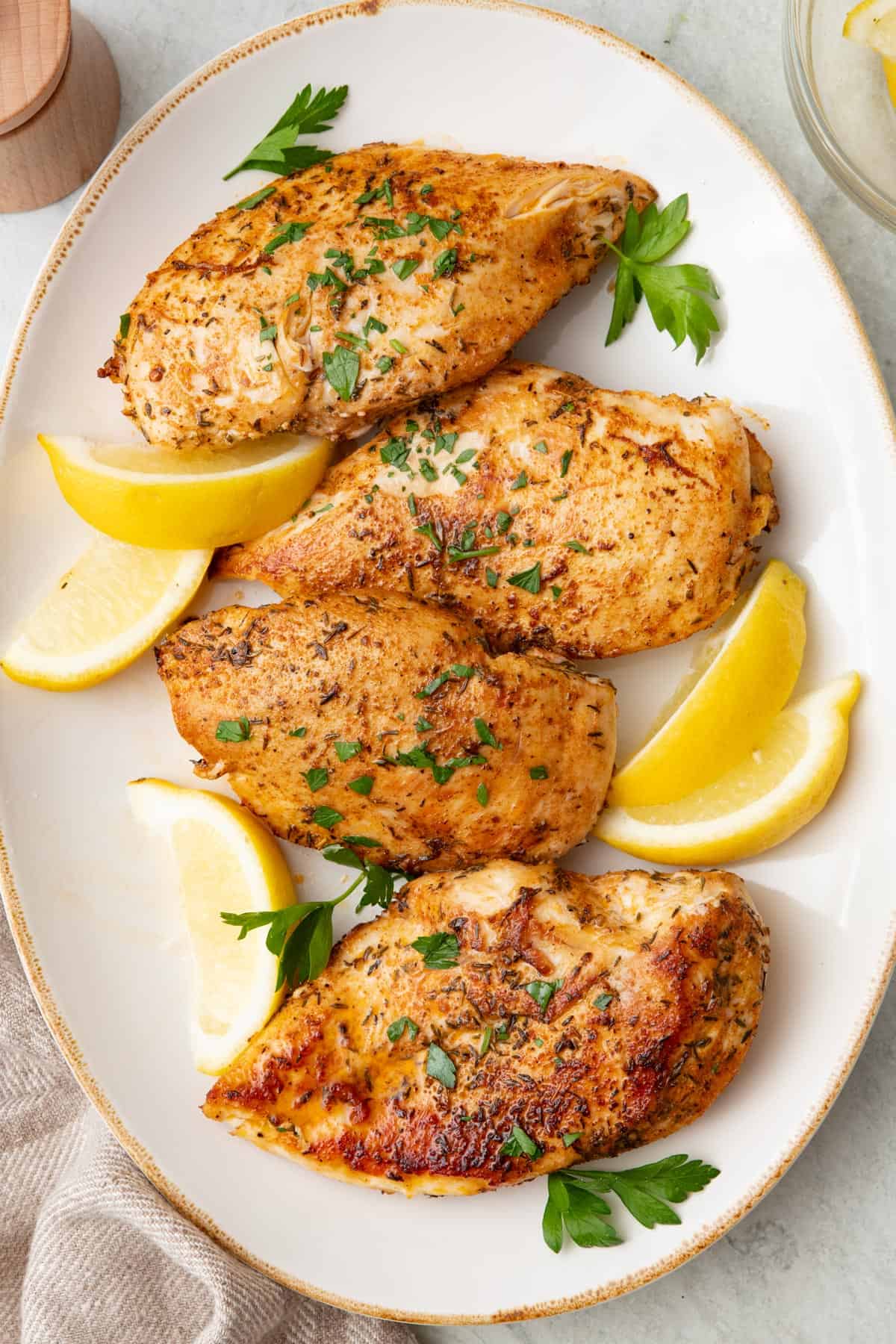 Pan-Seared Chicken with Citrus and Sage Pan Sauce