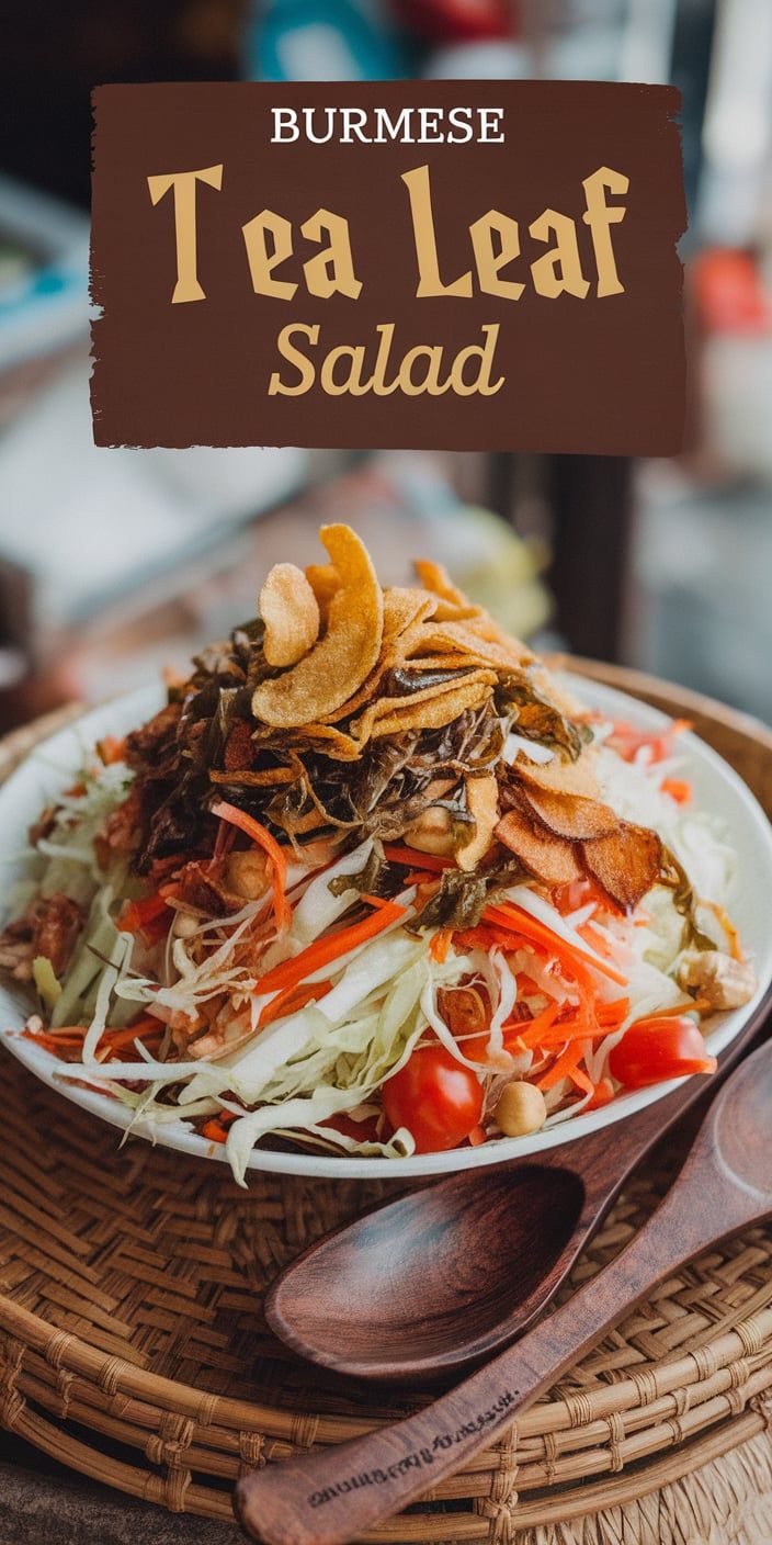 Burmese Tea Leaf Salad with Toasted Peanuts