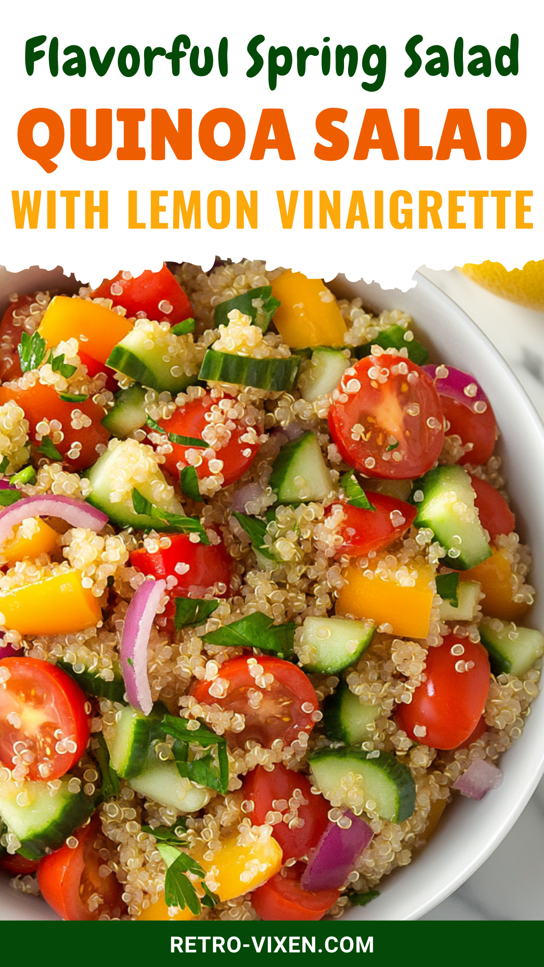What Was Best? Quinoa Salad with Lemon Vinaigrette