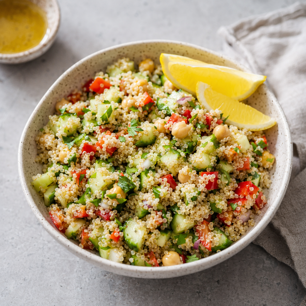 What Was Best? Quinoa Salad with Lemon Vinaigrette