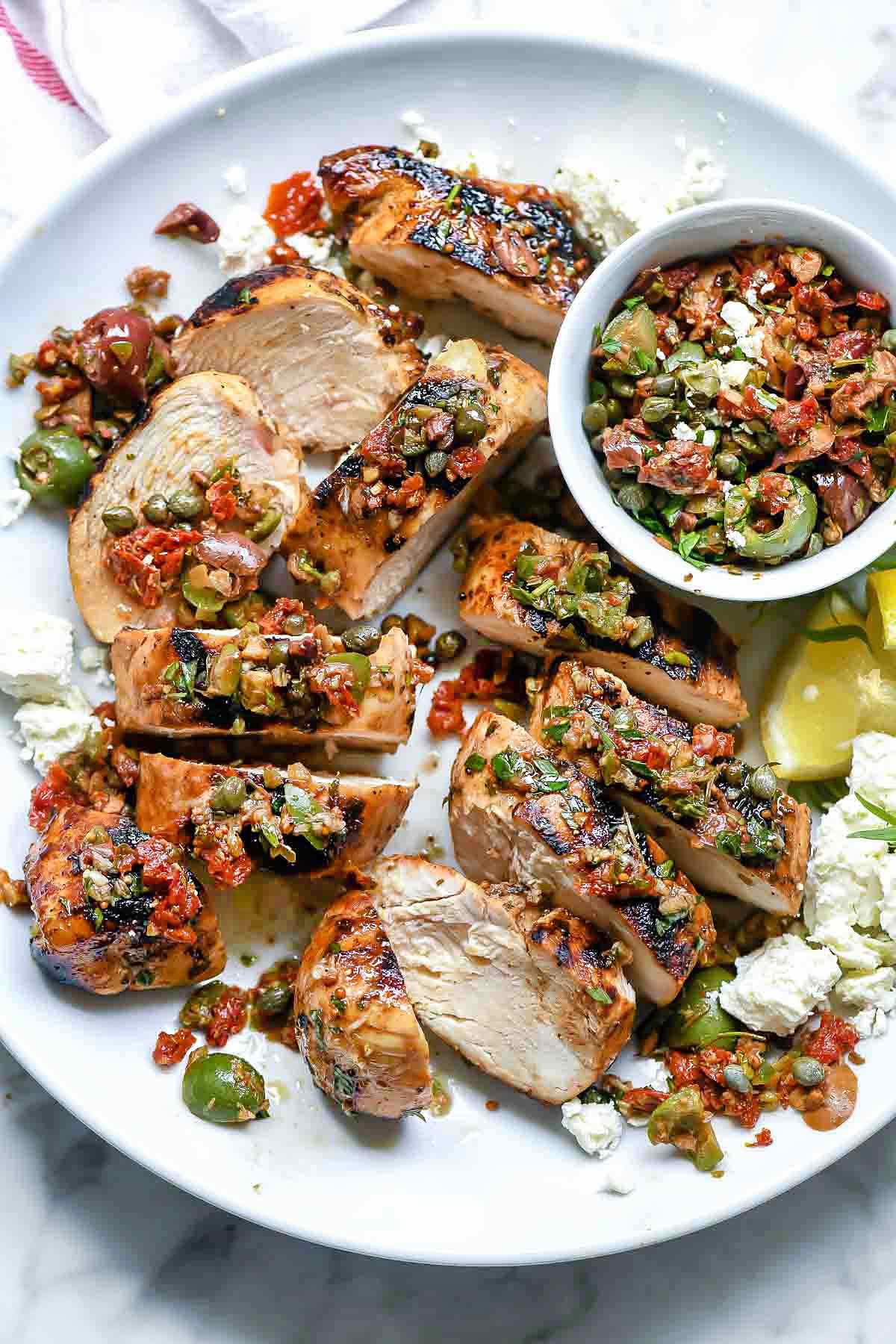 Pan-Seared Chicken with Mediterranean Olive Tapenade