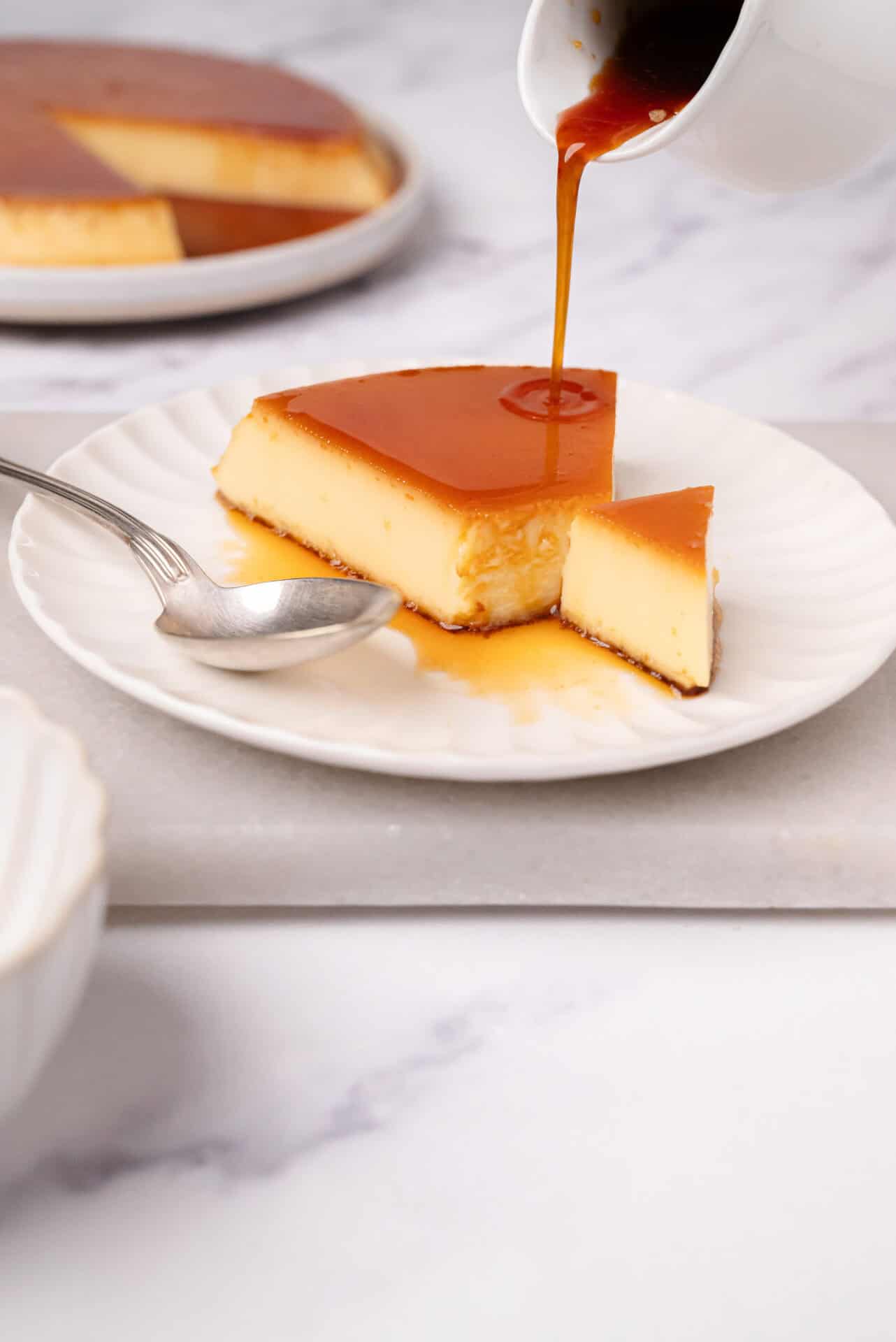 Baked Quesillo with Caramel Sauce