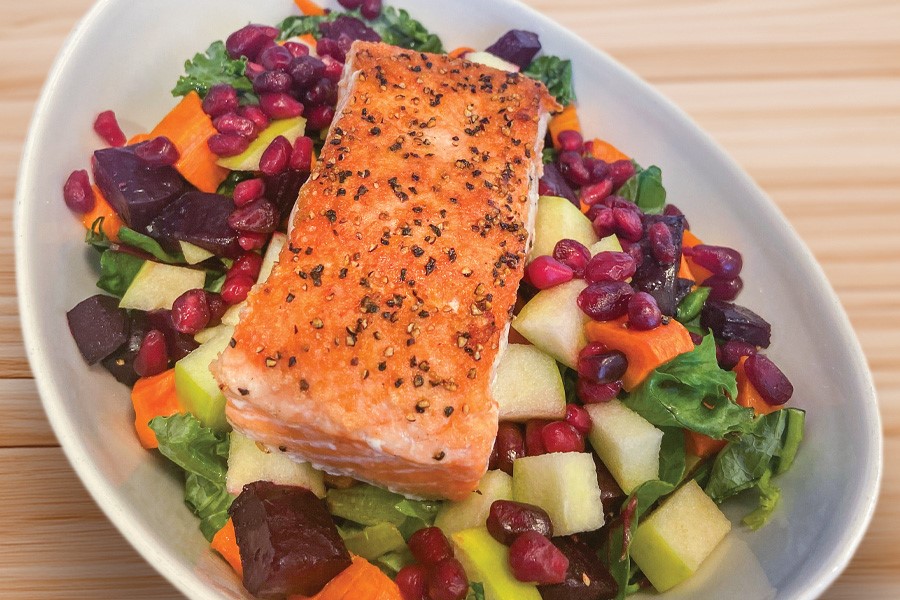 Migraine-Relief Ginger-Salmon Power Bowl