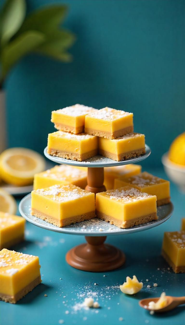 Pan-Seared Brown Butter Lemon Bars with Almond Crust