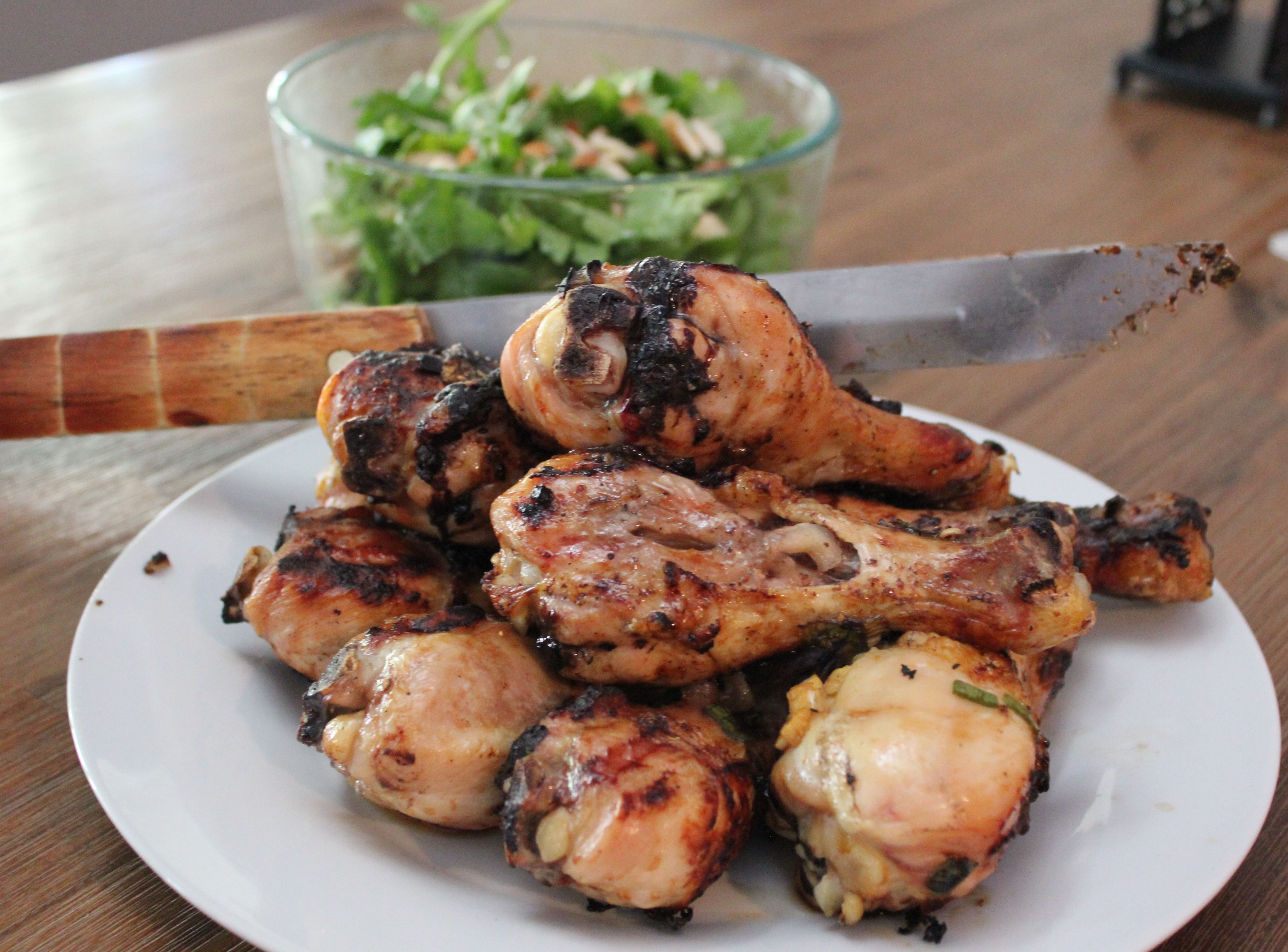 Pan-Seared Chicken with Garlic Soy Glaze