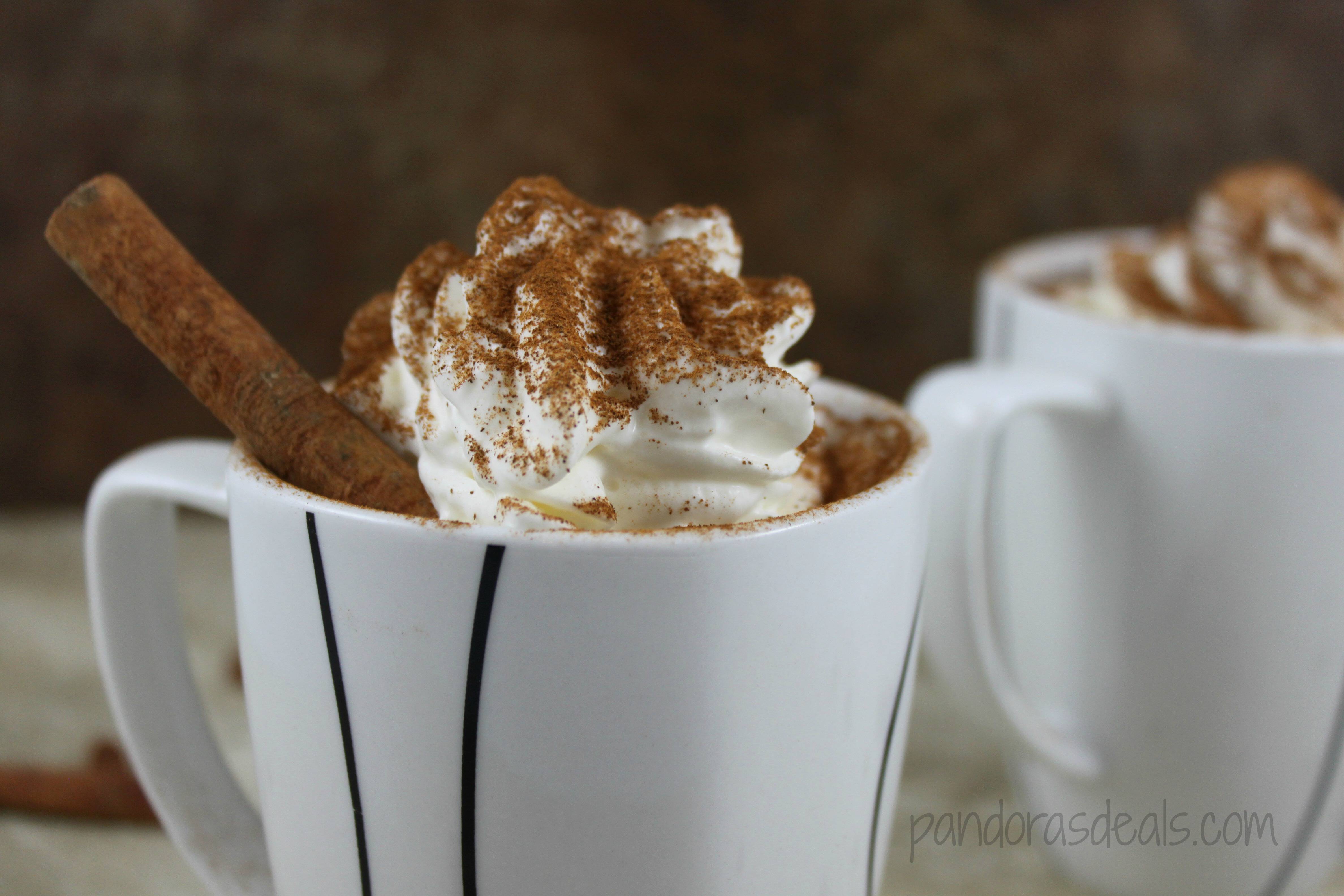 Cinnamon and Clove Spiced Hot Chocolate with Orange Zest