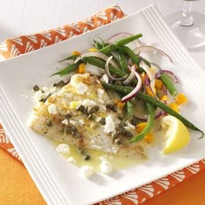 Pan-Roasted Cod with Lemon and Capers
