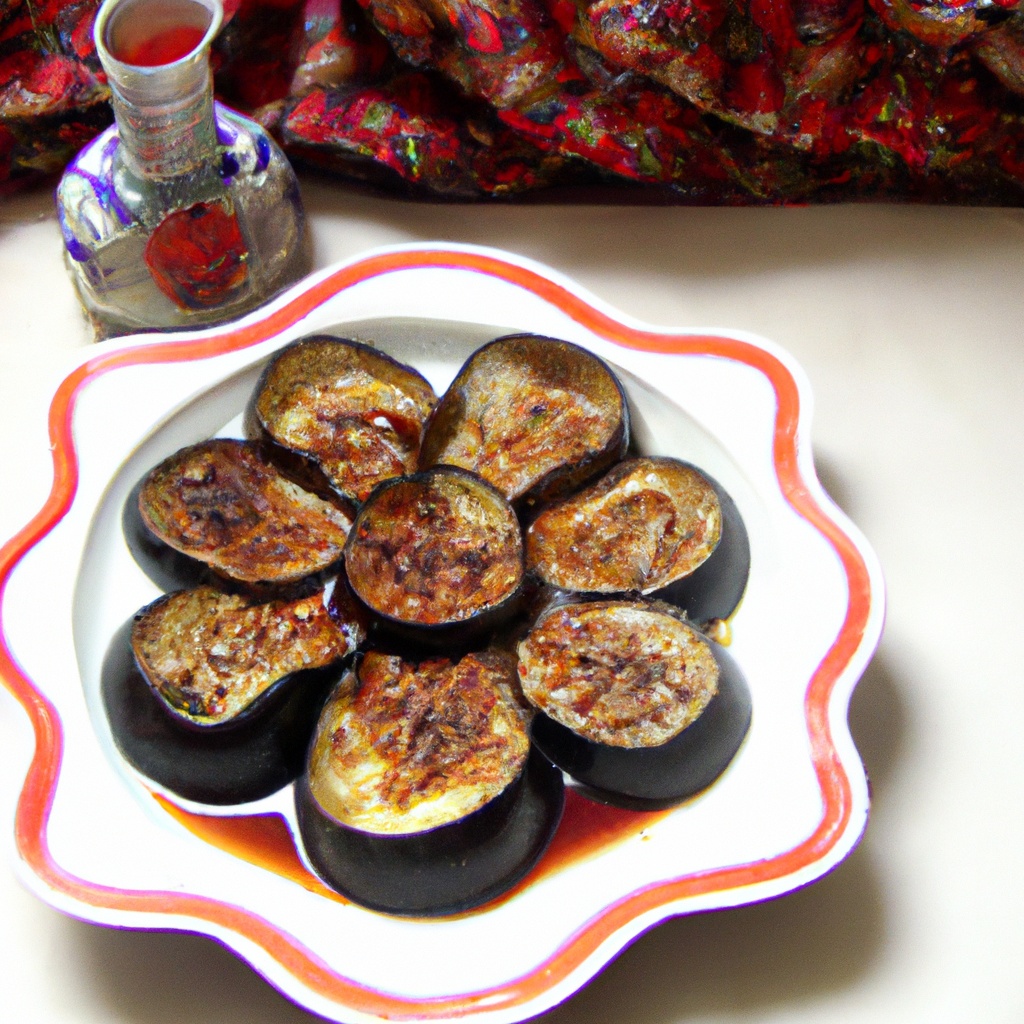 Steamed Miso-Glazed Eggplant with Scallions and Sesame