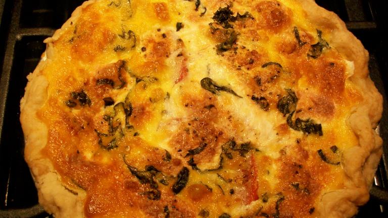 Tomato and Basil Quiche
