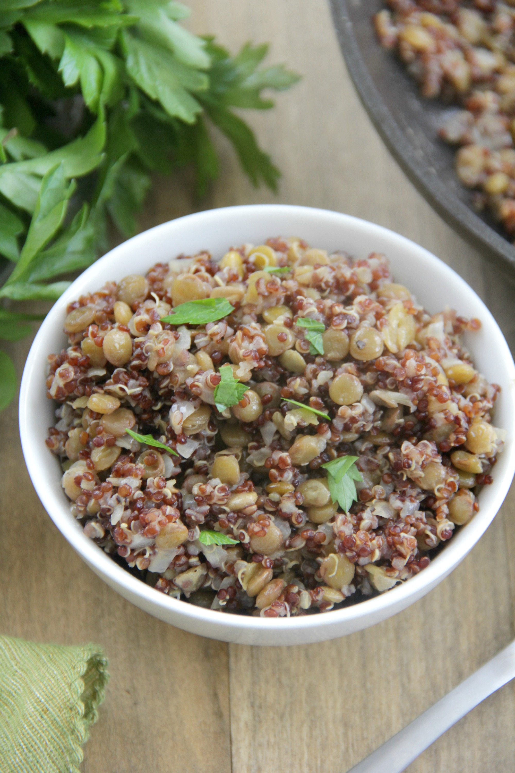 One-Pot Spiced Lentil and Quinoa Pilaf