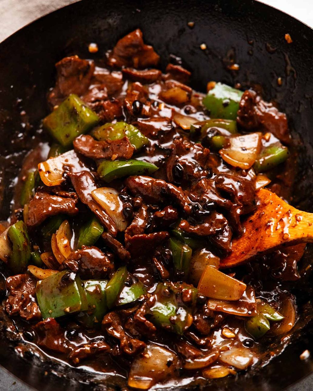 Stir-Fried Beef with Broccoli and Black Bean Sauce