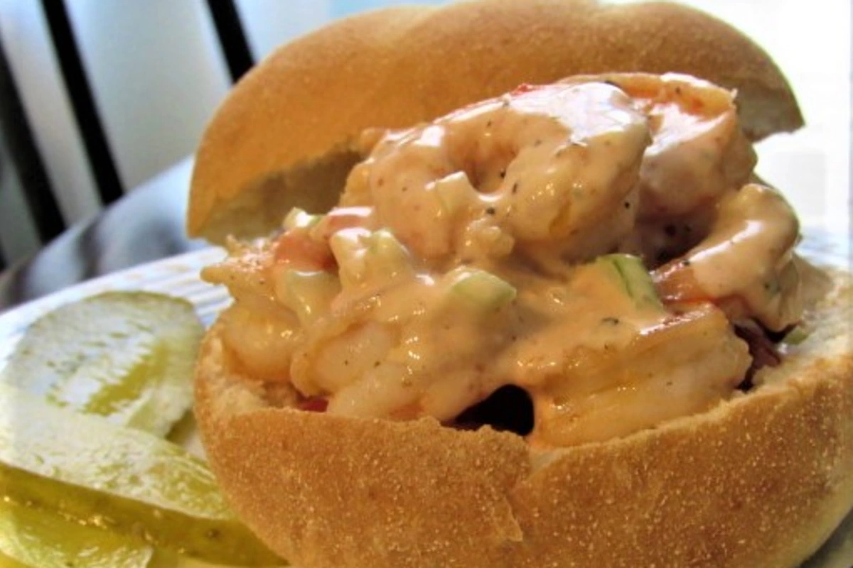 Deep-Fried Cajun Shrimp Po' Boy with Remoulade