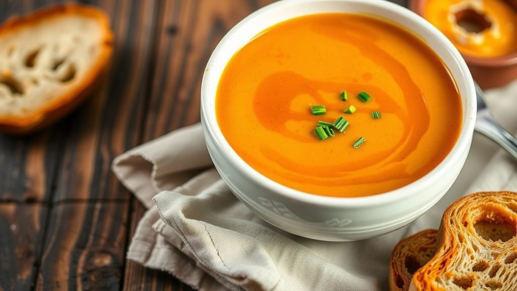 Niagara Falls-Inspired Sweet Corn and Maple Soup
