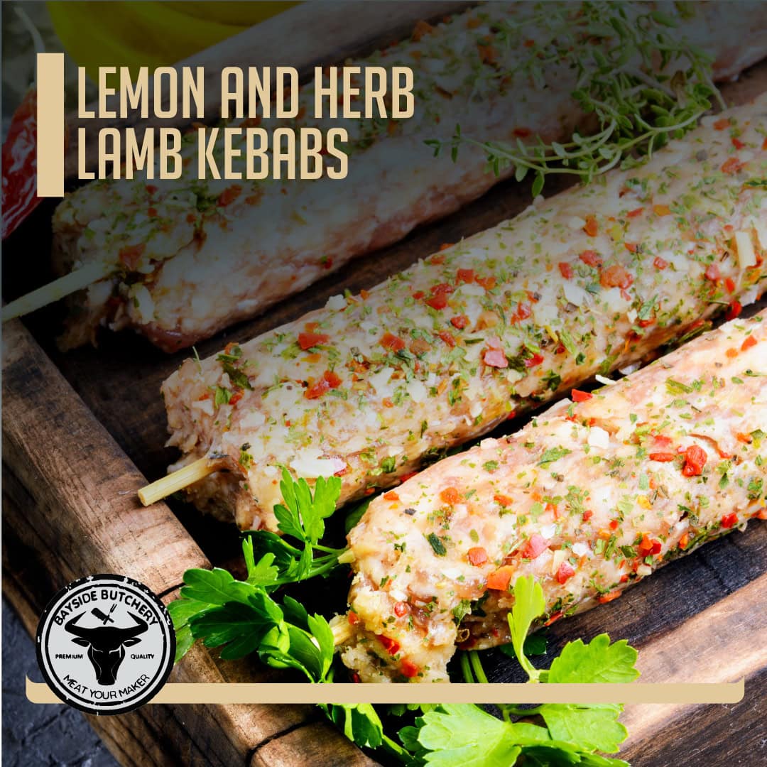 Lemon Herb Lamb Kebabs